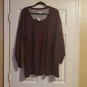 Burgundy dressy sweater